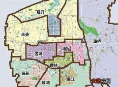 西安主城区域划分地图 西安城六区包括哪些地方
