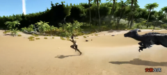 《方舟：生存进化》迅猛龙一样无法把玩家扑倒在地下
